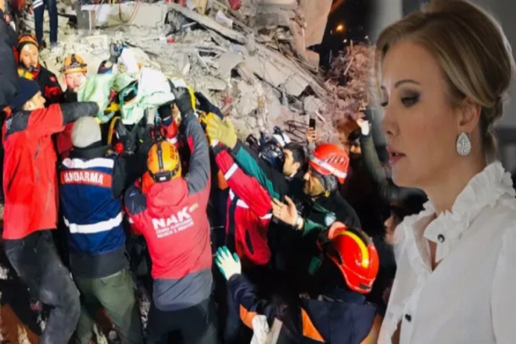 Berna Laçin'in deprem paylaşımı için soruşturma açıldı! Tepkiler çığ gibi