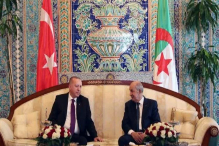 Erdoğan, Cezayir Cumhurbaşkanı ile görüştü