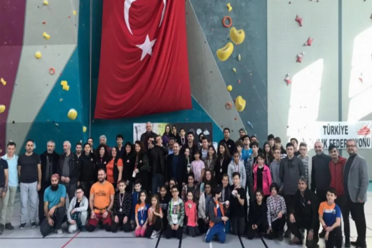 Bursa'da Spor Tırmanış 4. Bölge Şampiyonası tamamlandı