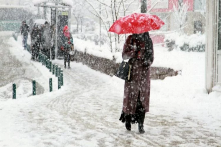Meteoroloji'den Bursa için kar uyarısı!