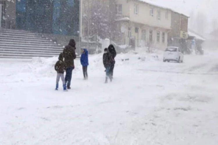 Kar yağışı nedeniyle okulların tatil edildiği iller!