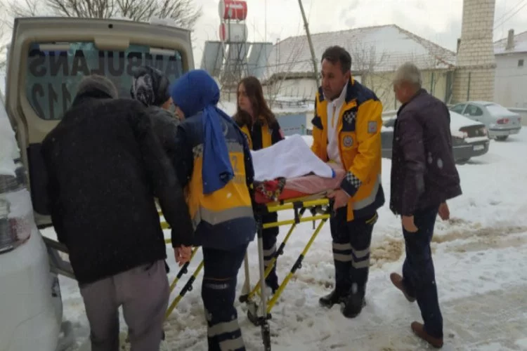 Bursa'da karda mahsur kalan diyaliz hastası için seferberlik