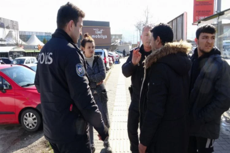 Bursa'da evden kaçan kızını eve götürmek isterken karakolluk oldu
