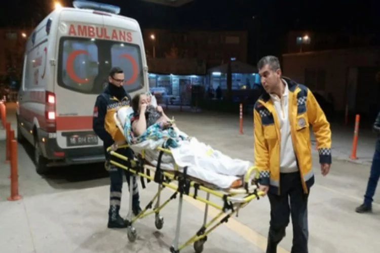 Bursa'da hamile kadın sobadan sızan gazdan etkilendi