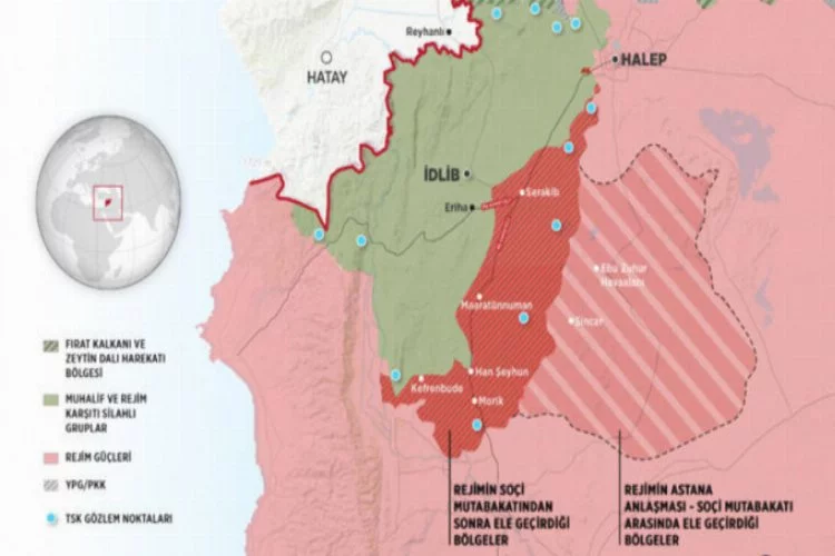 İdlib'de harita değişti!