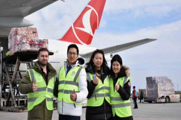 Turkish Cargo, Çin'e yardım malzemesi taşıdı