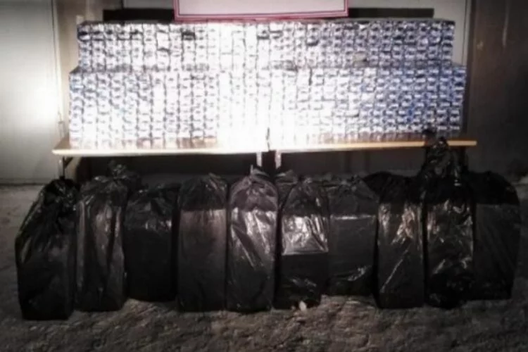 42 bin paket 'kaçak sigara' ele geçirildi