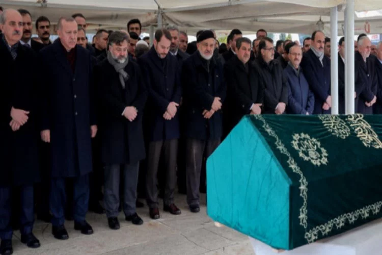 Cumhurbaşkanı Recep Tayyip Erdoğan cenaze törenine katıldı