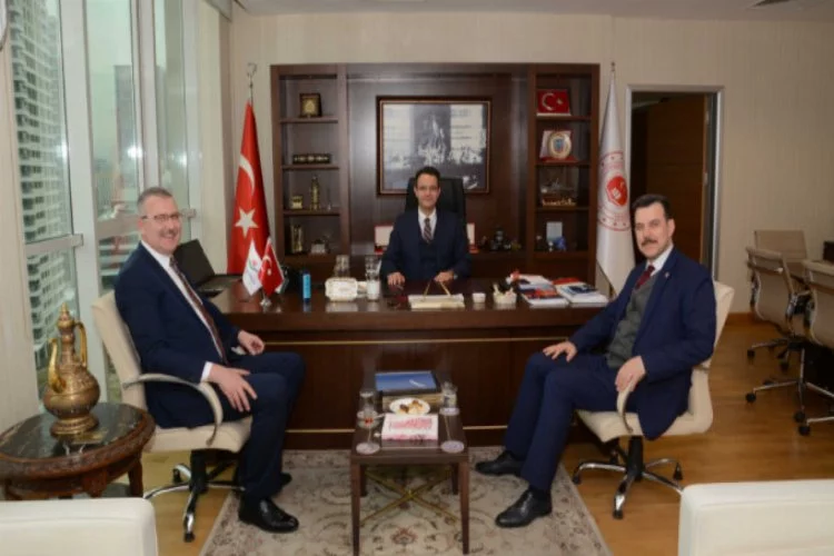 Başkan Özkan'dan Ankara'da yoğun mesai