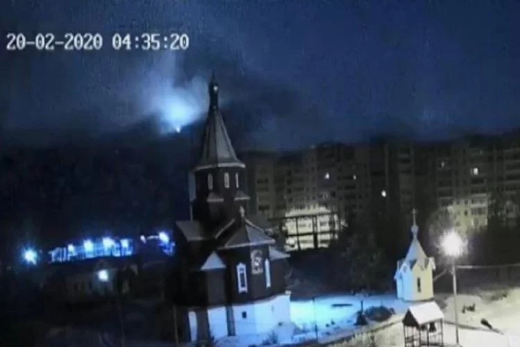 Rusya'da meteor düştü!