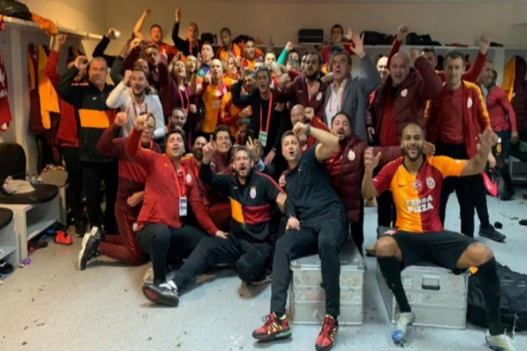 Galatasaray'da derbi sevinci