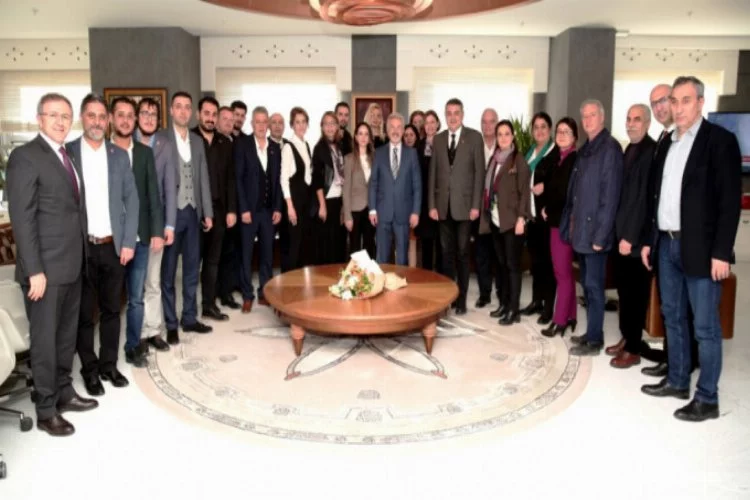 CHP Nilüfer'den Başkan Erdem'e ziyaret