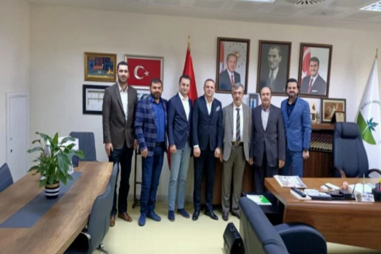 Bursa'da genç işadamlarından başkanlara ziyaret