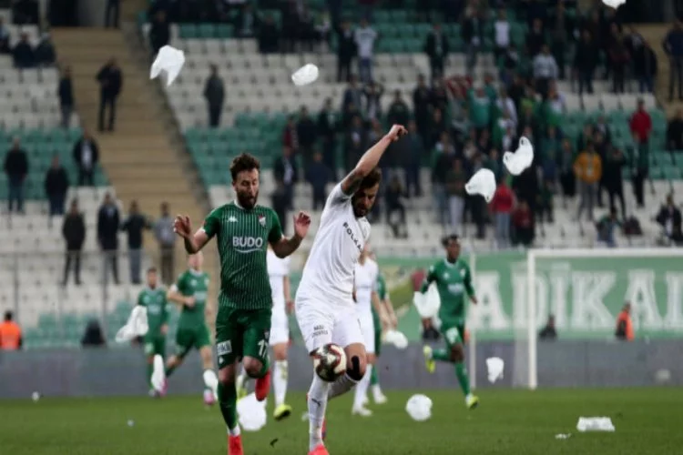 Bursaspor-Altay maçında davetsiz misafir!