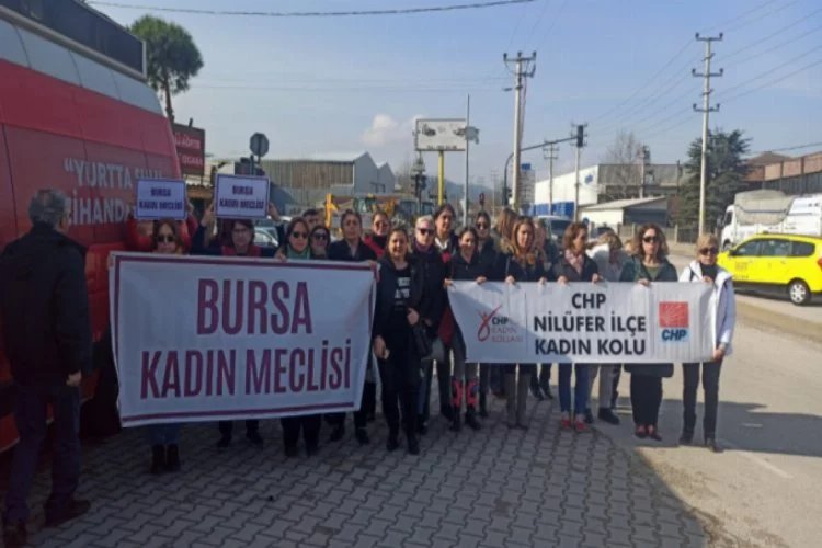 Bursa'da kadın cinayeti tepkisi!