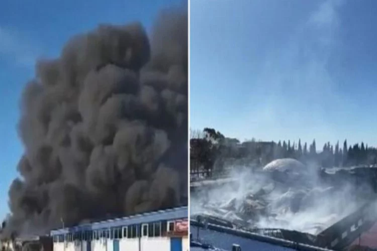Rusya'da markette büyük yangın