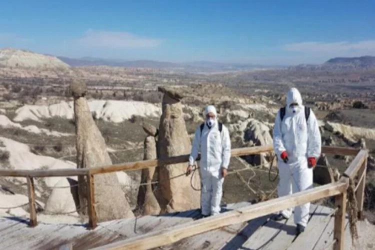 Kapadokya'da virüs temizliği