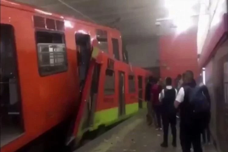 Meksika'da metro kazası! Ölü ve yaralılar var