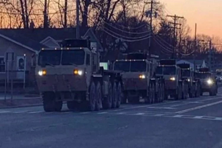 ABD ordusu sokağa indi!