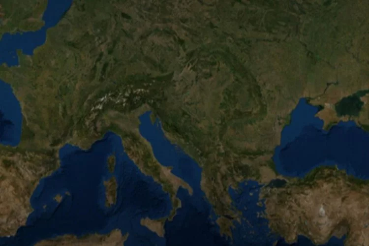 Uzaydan koronavirüs! Avrupa'yı sarsan görüntü...