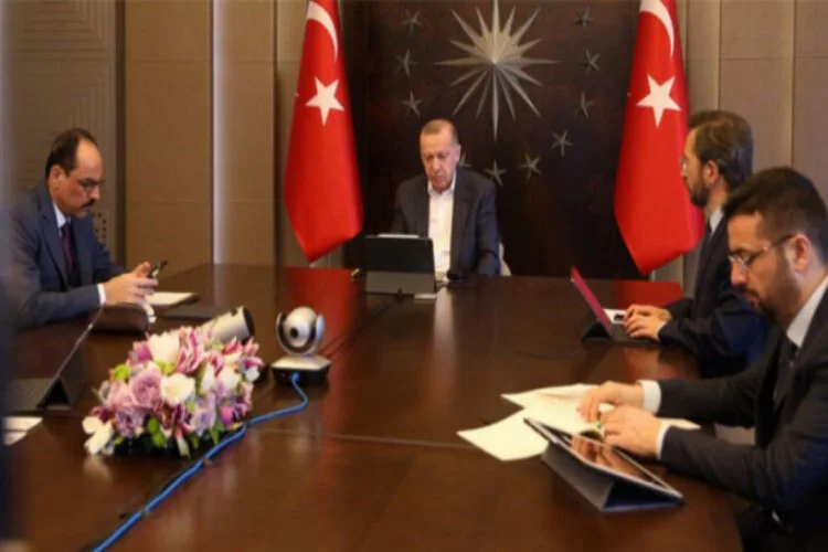 Cumhurbaşkanı Erdoğan, Hakan Fidan ile görüştü