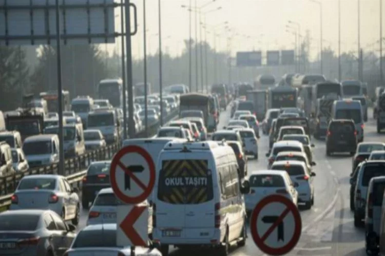 Bursa'da trafiğe kayıtlı araç sayısında artış!
