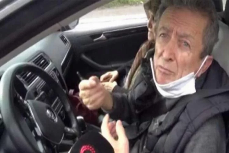 Otomobiliyle seyahat eden 76 yaşındaki adamdan ilginç savunma