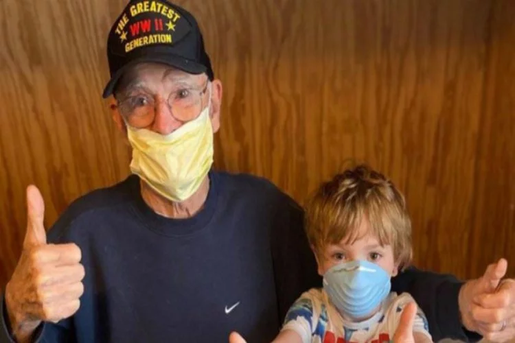 95 yaşındaki 2'nci Dünya Savaşı gazisi corona virüsü yendi
