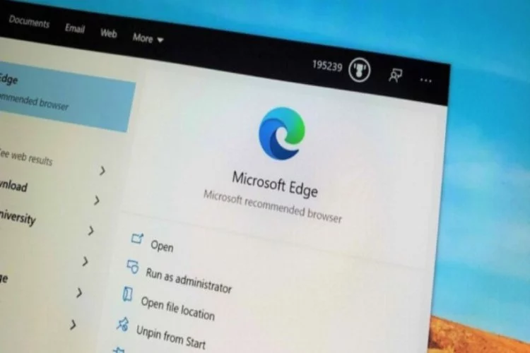 Microsoft Edge tarayıcısı Chrome için rakip olabilir