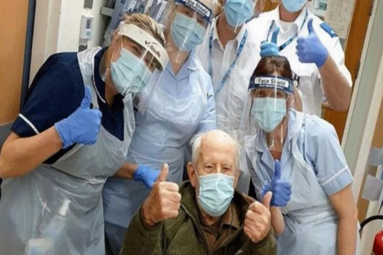 101 yaşındaki adam koronavirüsü yendi