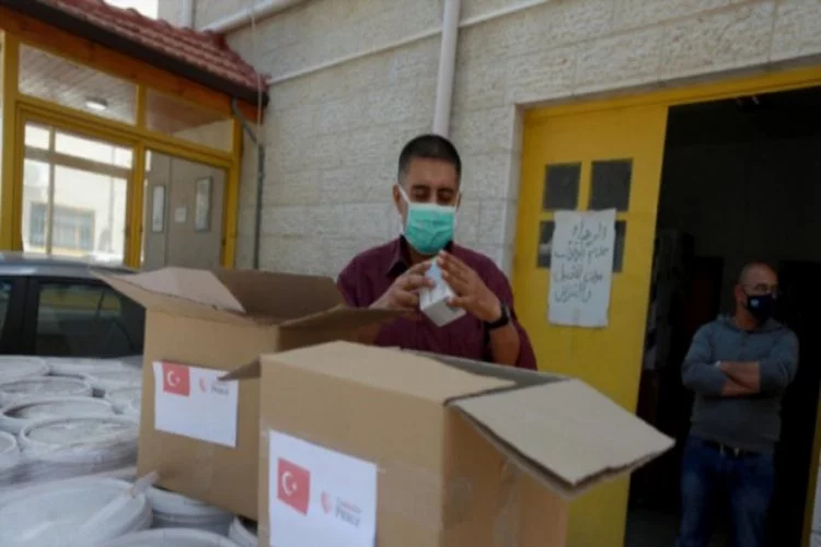TİKA'dan Filistin'e koronavirüsle mücadelede destek