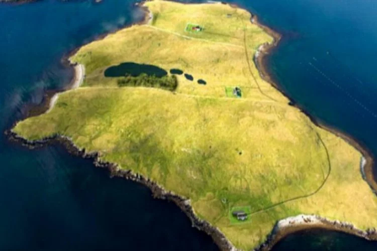 Bir evden çok daha ucuza satılan ada!