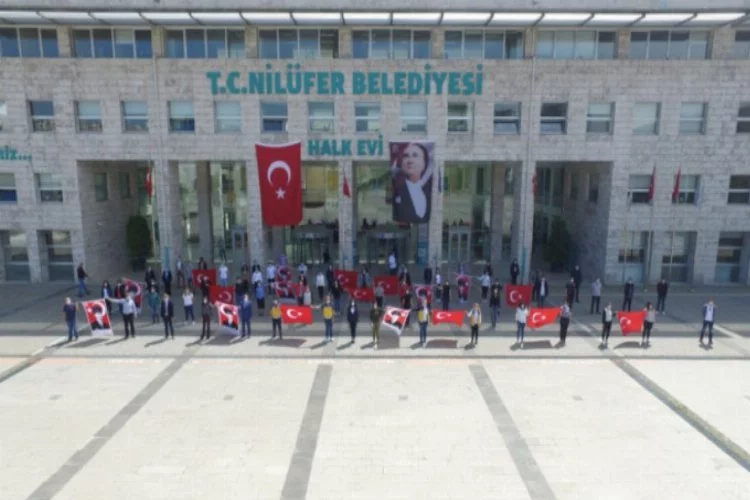 Bursa Nilüfer'de 1 Mayıs'a erken kutlama