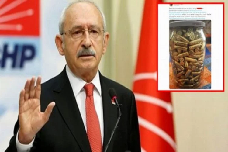 Kılıçdaroğlu, "mermili tehdit" paylaşımı için suç duyusunda bulundu