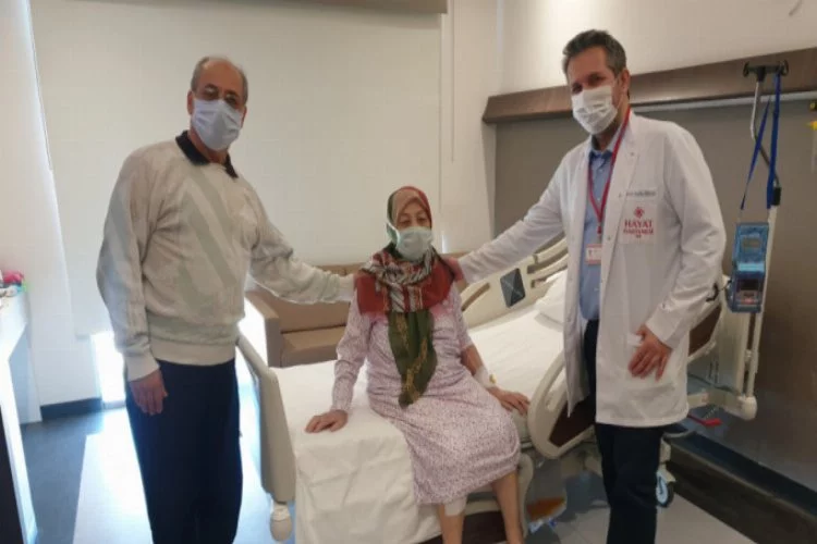 Bursa'da 91 yaşındaki hasta ameliyatla şifa buldu