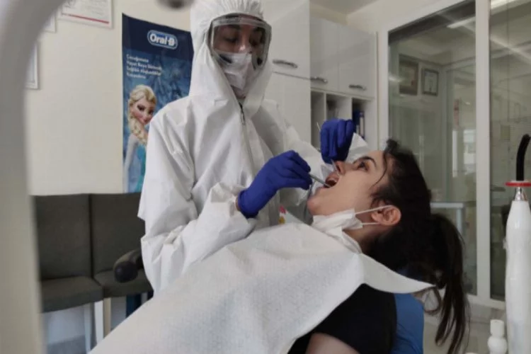 Bursa'da diş kliniklerinde koronavirüse karşı sıkı önlem