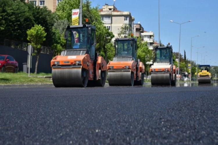 Bursa'da yollar yenileniyor