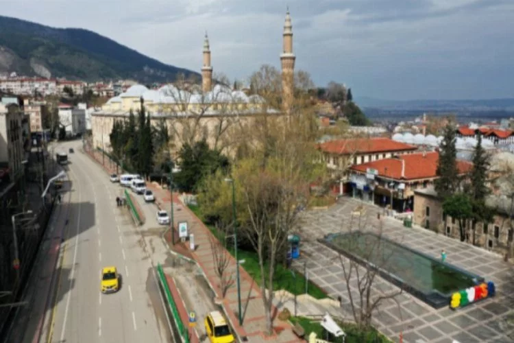 Bursa'da sokağa çıkma kısıtlaması sakinliği