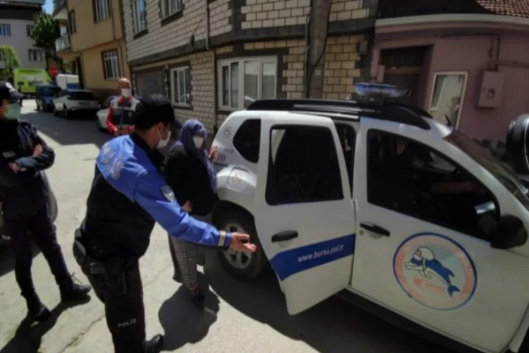 Bursa'da polis ekiplerinden Anneler Günü sürprizi