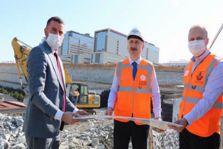 Ulaştırma Bakanı Karaismailoğlu, Başakşehir Şehir Hastanesi yollarını inceledi