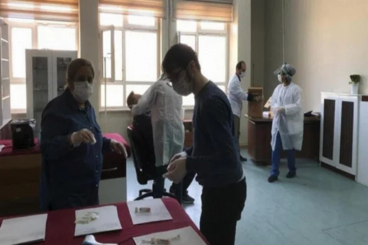 Elazığspor'da koronavirüs testi yapıldı