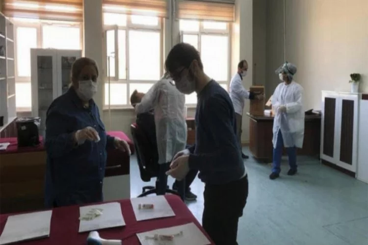 Elazığspor'da koronavirüs testi yapıldı