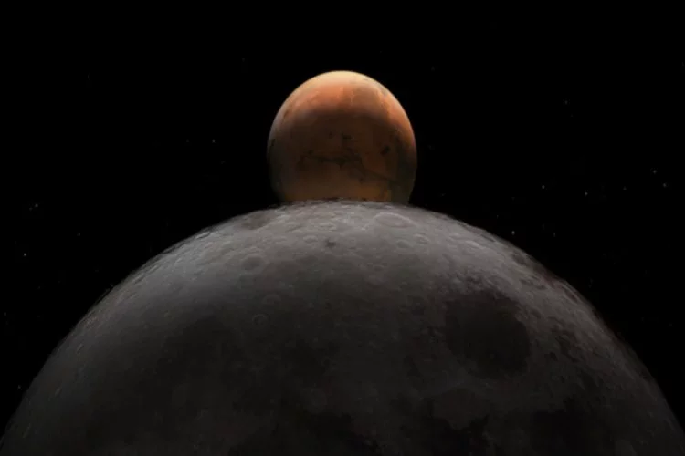 Mars ve Ay sabaha karşı bir araya geliyor