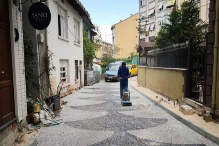 Bursa Osmangazi'de Çekirge sokakları yenileniyor