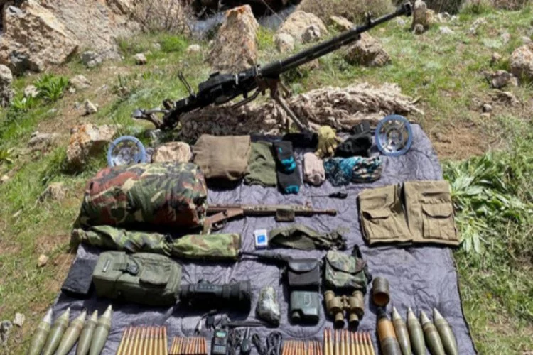 PKK'ya ait silah ve mühimmat ele geçirildi