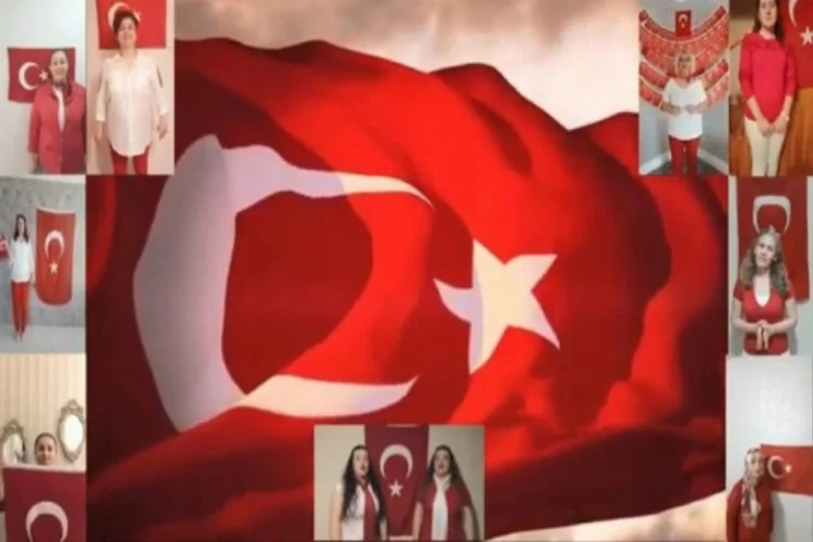 Bursa'da dans topluluğu 19 Mayıs özel evde klip çekti