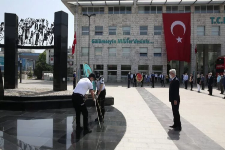 Bursa Nilüfer'de 19 Mayıs gururu yaşandı
