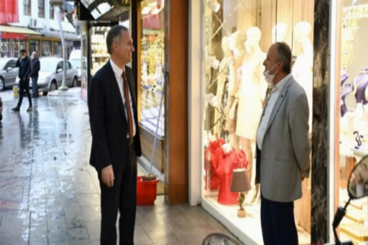 Bursa İnegöl Belediye Başkanı Taban esnafla buluştu