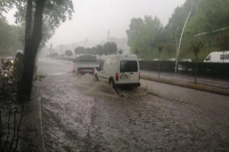 Zonguldak'ta şiddetli yağmur