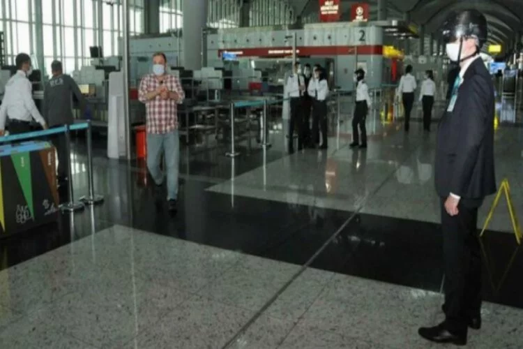 İstanbul Havalimanı'nda hijyen ekibi işbaşında